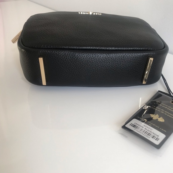 Celine Dion Black Pebble Leather Shoulder Crossbody Bag- Gold hardware - Picture 13 of 16